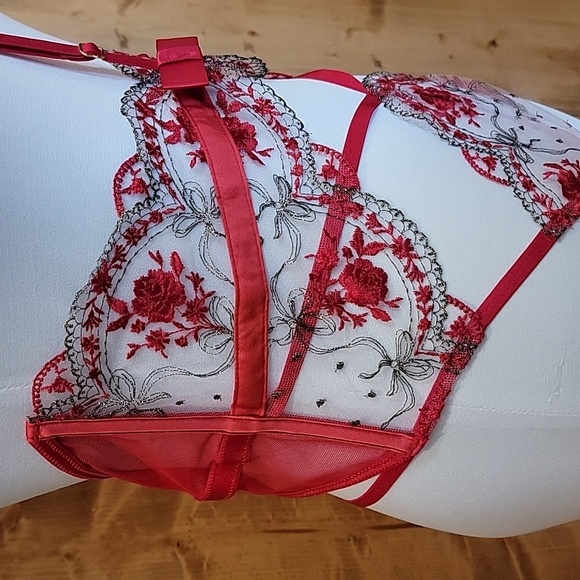 Victoria Secret High Waist Strappy Thong with Neck Strap - Picture 6 of 7